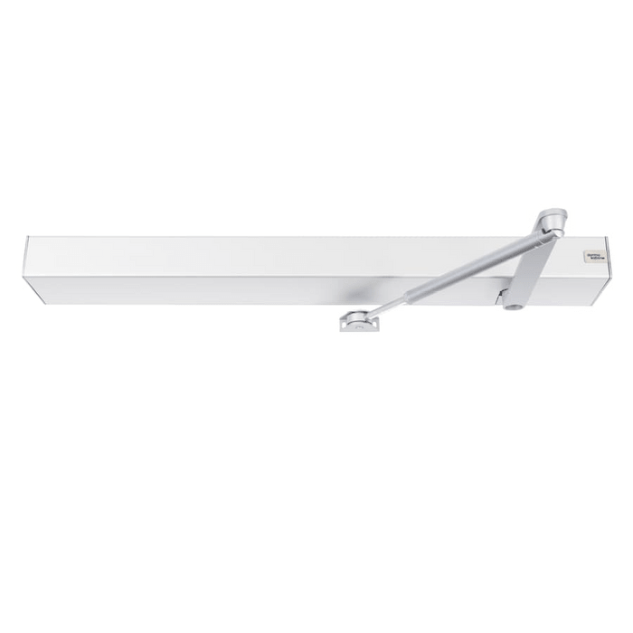 ED100LE Clear anodized swing door operator push model